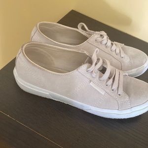 Superga Suede Shoes. Light cream color. Women’s size 8.5